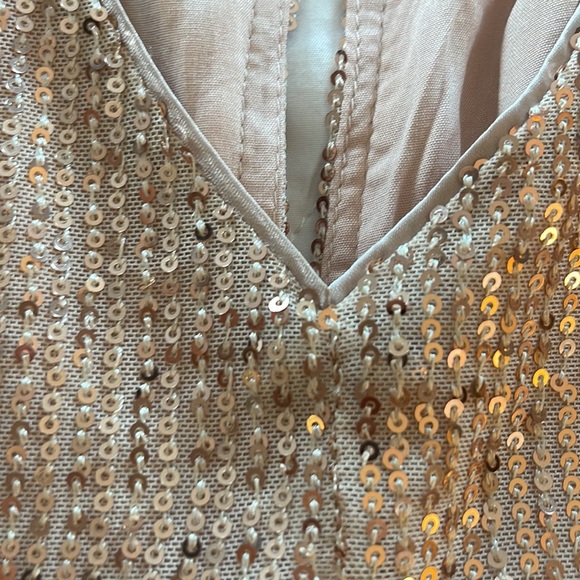 VICI Champane sequin mini dress romper with pockets from Red dress. - Picture 14 of 16